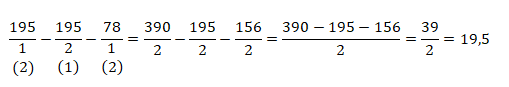 expressões numéricas de décimas decimais
