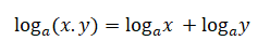 Produto de logaritmos